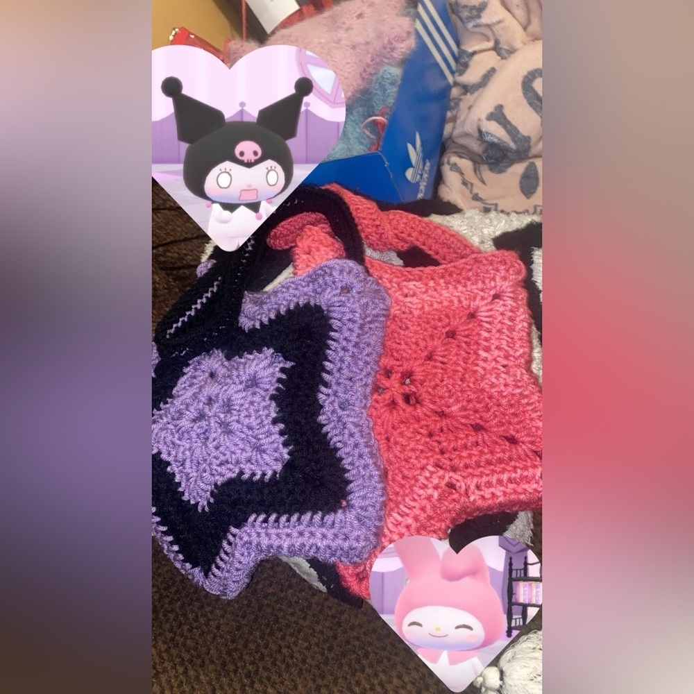 “Star Girl” HANDMADE crocheted bag